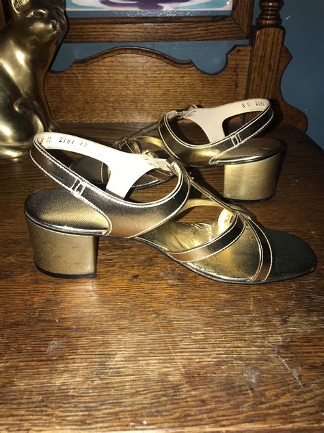 Vintage Gold Sandals 